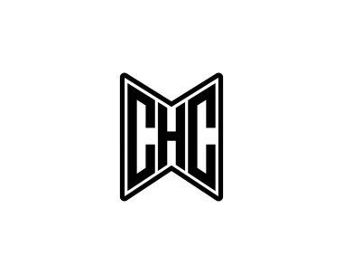 CHC Logo tasarım vektör şablonu. CHC