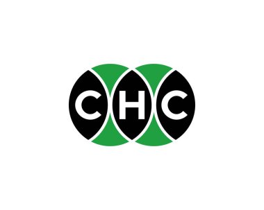 CHC Logo tasarım vektör şablonu. CHC