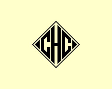 CHC Logo tasarım vektör şablonu. CHC