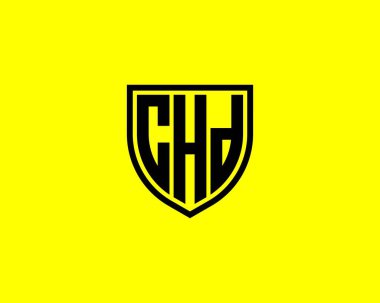 CHD logo tasarım vektör şablonu. CHD