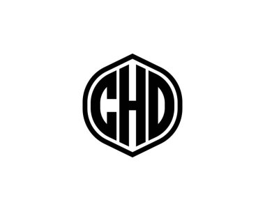 CHD logo tasarım vektör şablonu. CHD