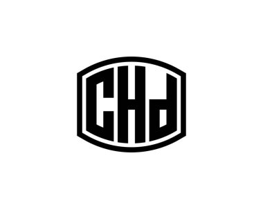 CHD logo tasarım vektör şablonu. CHD