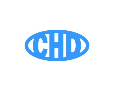 CHD logo tasarım vektör şablonu. CHD