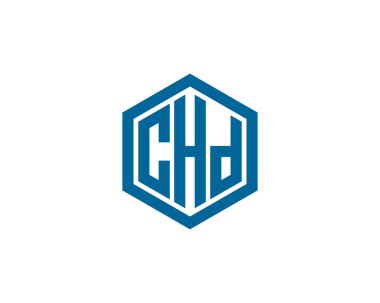 CHD logo tasarım vektör şablonu. CHD