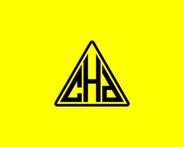CHD logo tasarım vektör şablonu. CHD