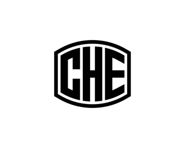 CHE logo tasarım vektör şablonu. CHE