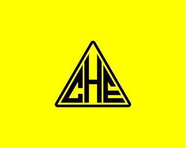 CHE logo tasarım vektör şablonu. CHE