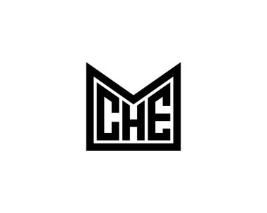 CHE logo tasarım vektör şablonu. CHE