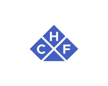 CHF logo tasarım vektör şablonu. CHF