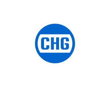 CHG logo tasarım vektör şablonu. CHG