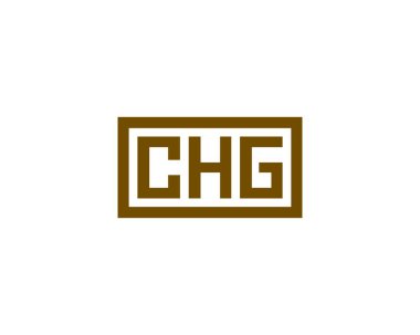 CHG logo tasarım vektör şablonu. CHG
