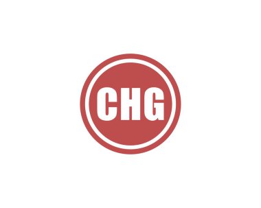 CHG logo tasarım vektör şablonu. CHG