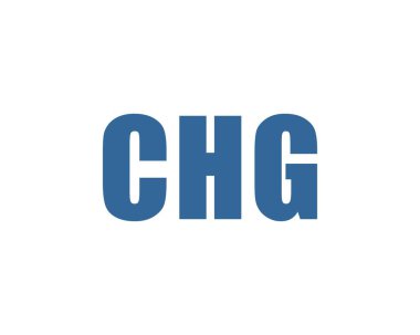 CHG logo tasarım vektör şablonu. CHG