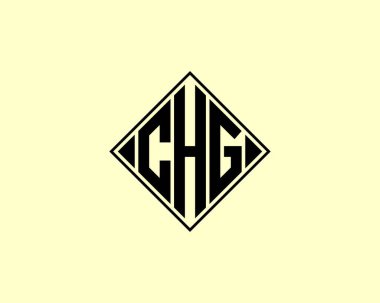CHG logo tasarım vektör şablonu. CHG