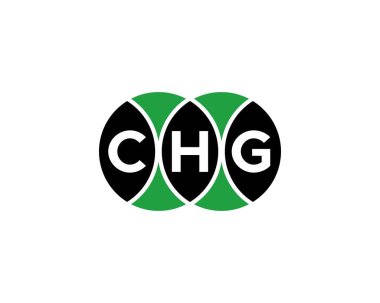 CHG logo tasarım vektör şablonu. CHG