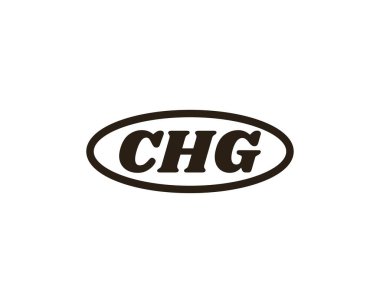 CHG logo tasarım vektör şablonu. CHG