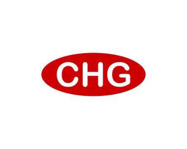 CHG logo tasarım vektör şablonu. CHG