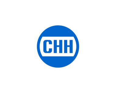CHH Logo tasarım vektör şablonu. CHH