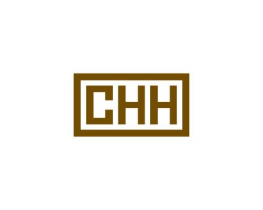 CHH Logo tasarım vektör şablonu. CHH