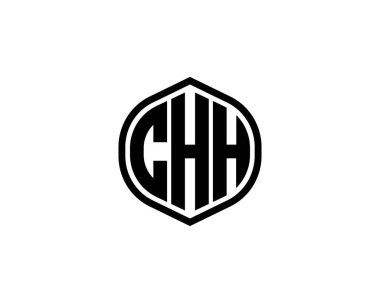 CHH Logo tasarım vektör şablonu. CHH
