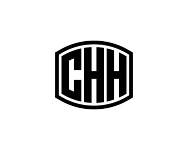 CHH Logo tasarım vektör şablonu. CHH