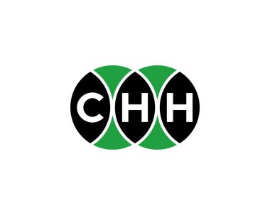 CHH Logo tasarım vektör şablonu. CHH