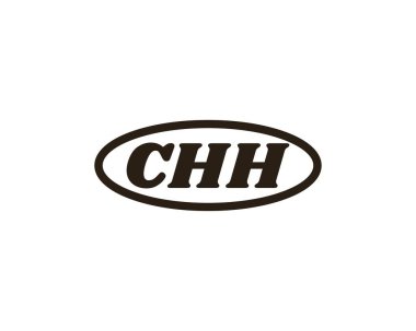 CHH Logo tasarım vektör şablonu. CHH