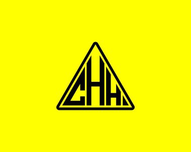 CHH Logo tasarım vektör şablonu. CHH