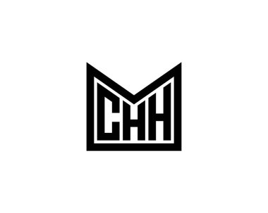 CHH Logo tasarım vektör şablonu. CHH