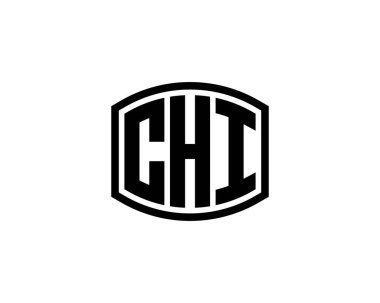 CHI logo tasarım vektör şablonu. CHI