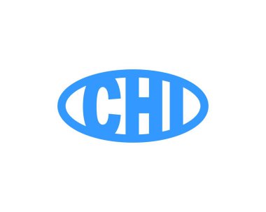 CHI logo tasarım vektör şablonu. CHI