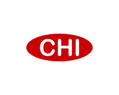 CHI logo tasarım vektör şablonu. CHI