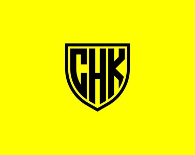 CHK logo tasarım vektör şablonu. CHK