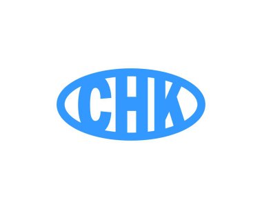 CHK logo tasarım vektör şablonu. CHK
