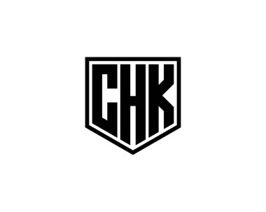 CHK logo tasarım vektör şablonu. CHK