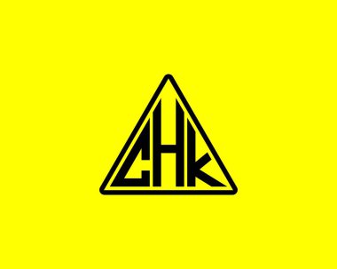 CHK logo tasarım vektör şablonu. CHK