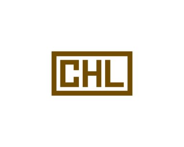 CHL logo tasarım vektör şablonu. CHL