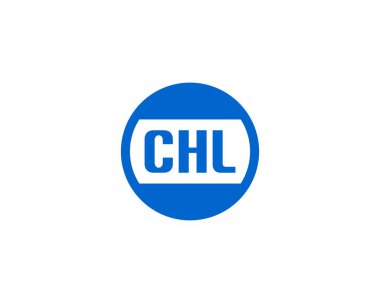 CHL logo tasarım vektör şablonu. CHL
