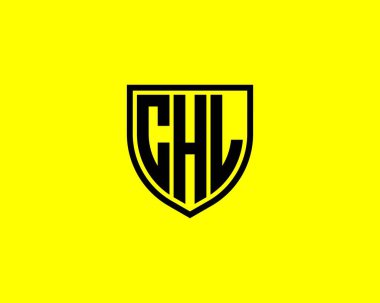 CHL logo tasarım vektör şablonu. CHL