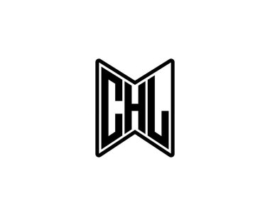 CHL logo tasarım vektör şablonu. CHL