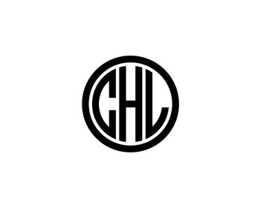 CHL logo tasarım vektör şablonu. CHL