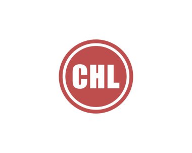 CHL logo tasarım vektör şablonu. CHL