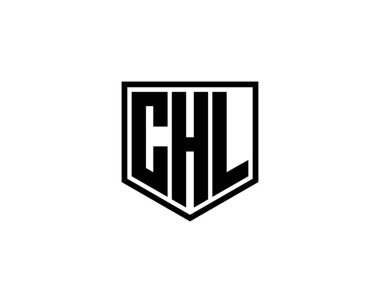 CHL logo tasarım vektör şablonu. CHL