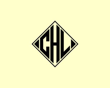 CHL logo tasarım vektör şablonu. CHL