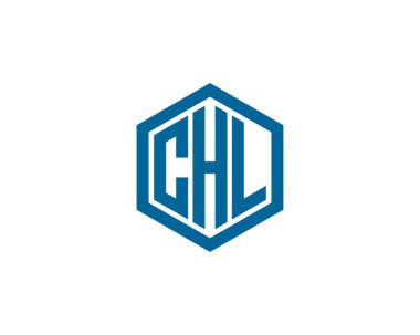 CHL logo tasarım vektör şablonu. CHL