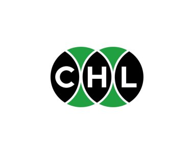CHL logo tasarım vektör şablonu. CHL