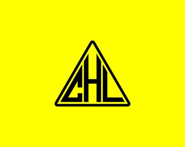 CHL logo tasarım vektör şablonu. CHL