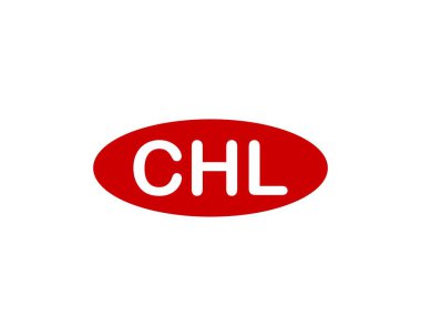 CHL logo tasarım vektör şablonu. CHL