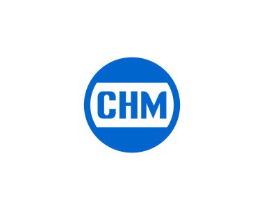 CHM logo tasarım vektör şablonu. CHM