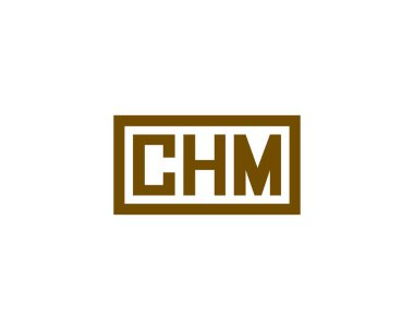 CHM logo tasarım vektör şablonu. CHM